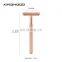 Mens Straight Metal Stainless Steel Double Edge Shaving Safety Razor For Face Navaja De Afeitar