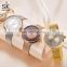 SHENGKE SK Factory Customize Logo Watches OEM ODM Woman Luxury Dress Watch Wholesale Hot Sell Model Metal Watch