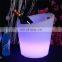 Factory OEM Wine Cooler  Waterproof Colors Changing Champagne Luminous Plastic Champagne Wine Drinks Cooler Bucket