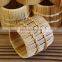 Wholesale in Bulk Hand-Woven Rattan Napkin Rings Set of 6 Tableware napkin holder rings woven made in Vietnam