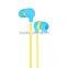 colorful earphone 3.5MM plug with microphone