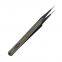 Sticker special small tweezers High precision stainless steel hand curtain tool Black textured tweezers ESD-18 tweezers