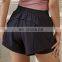 Wholesale Custom Logo Two-in-one Casual Yoga Shorts Women Gym Fitness Sports Wear Short Pants Outdoor Running Hot Shorts