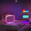 Outdoor karaoke loudspeaker box wireless bt music player portable mini speaker with two wireless microphone