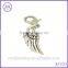 custom silver angel wing charms wholesale for bracelet