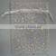 Printed with Flowers/Stars Orangza Jewelry Pouch with Drawstring Made in China