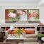 beautiful images hand painted modern wall decorative canvas art flower oil painting