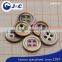 J&C Brown MOP shell buttons,pearl shell buttons for fashion shirt.BR097, BR098