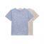Spring new style knitted sweater in European style, round neck, pure color, loose fit, long-sleeved, women's style short-sleeved shirt