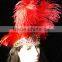 Women Hair headdress With Ostrich Feather