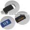 Round Shape Plastic USB Flash Drive Rolling- Over OEM USB Gift