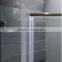 New bathroom designs simple corner free standing frameless pivot open tempered glass shower enclosure