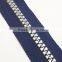 5# special zipper from China zipper factory with sivler plastic teeth
