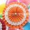 Online Supply Paper Flowers Wedding Double Layers Fan