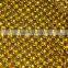 120x45cm Hot Fix Crystal Rhinestone Strass Aluminum Setting Mesh Sheets Trimming