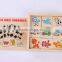 EN71 Standard Shadow wooden domino game set for kids