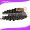 brazilian natural part hair weaving closure piece