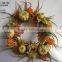 Plastic flower garlands fruit wreath decoration head wreath