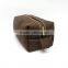 Wholesale fashion style customzied logo mens travel PU cosmetic bags