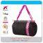 Nylon Dance Duffle Bag with Pink Polka Dot Bow