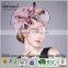 Elegant Sinamay Fascinator for Party Women Church hat
