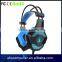 Topsale cheap Internet cafe vibration colorful usb headphone