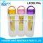 2016 hot sale plastic fruit water bottle, joyshaker bottle water
