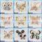 Wholesale beautiful fashion jewelry rhinestone butterfly brooch for wedding B0096