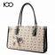 2016 fashion leisure wild printing ladies handbag navy style shoulder bag
