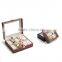 10 Slots Wooden Watch Storage Box With PVC Plastic Window.