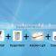 Door alarm and led night light with motion sensor