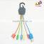 Colorful Multi Function Charging 5 in 1 USB Cable For All Phones