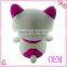 Factory design pink cat stuffed animal
