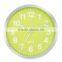 14 inch metal wall mounted clock, decorative wall aluminium round clock
