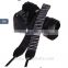 Leather Camera Strap Shoulder Neck Striped Grey pink blue Black For DSLR LE-03