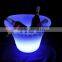 Remote control led flashing ice bucket led round icebucket