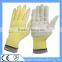 Made In China - Seamless Knitted Aramid Cow Leather Coated Heat Resistant Work Gloves With Cut Resistance