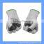 HPPE Fiber Dotted Glove With Nitrile Tips Level 3 Cut Resistant PU Finger Gloves