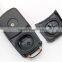 VW Key Blank With 3 buttons flip car key shell (can't be departed)