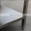 Double bowls square rectangle 1.2M commercial sink cabinet with Stainless steel machine press made separated assembled