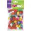 Pom Pons 100-Piece X 1/2" Hot Assorted Colors