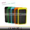 2016 new fashion design colorful slim solar 4000mah solar power bank battery charger solar