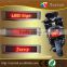 12x72R Custom made 12V red color led motorcycle/battery car sign support multi-language with IR control
