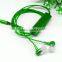 New products led earphone braided wire headphones wholesale from shenzhen