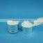 UV shiny silver flip top cap for shampoo bottle