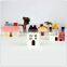 Plastic collectible animal house set toy /collectible plastic house set animal figurine