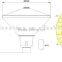 220V 30w 40w CE RoHS residential smd large size outdoor landscape lighting