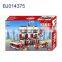 Intelligent 3d block toy large army battle ship model/ plastic diy destroyer model