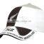 novelty embroidery led fiber optic flashing golf cap with embroidered logo