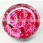Hot selling Round Crystal Engraved Cigar Ashtray For Home Decoration